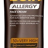 Piz Buin Allergy Sun Crème Visage Peaux Sensibles SPF50 - 50 ml - Emballage endommagé