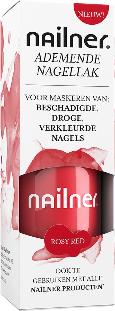 Nailner Vernis à ongles rose rouge 8 ml