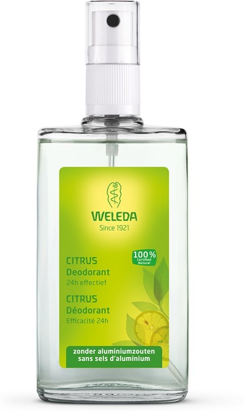 Citrus Deodorant - 100ml - Biologisch - Verpakking beschadigd