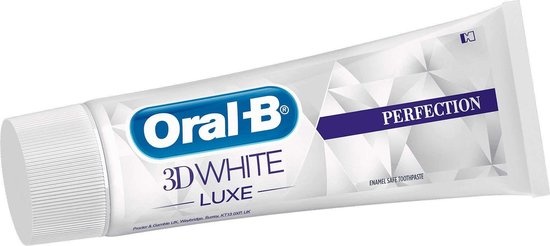 Oral-B 3D White Luxe Perfection 75 ml - REMARQUE : CONSERVATION jusqu'en 10-2024.