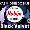 Robijn Classics Black Velvet Detergent wipes 16 washing strips - Packaging damaged