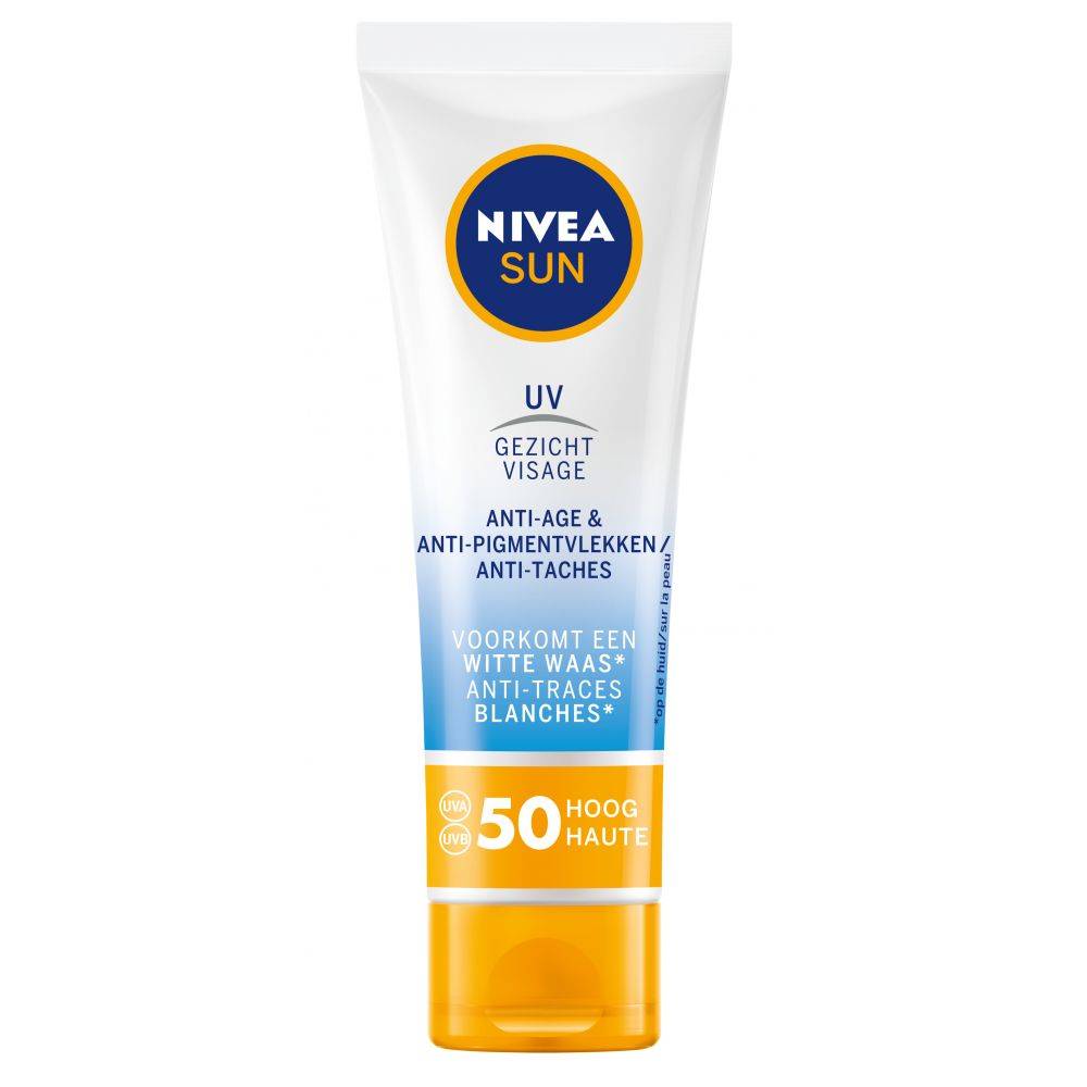 Nivea Sun UV Anti-Âge et Anti-Pigments SPF 50 50 ml - Emballage endommagé