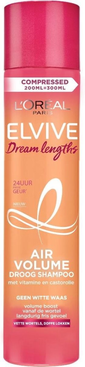 L'Oréal Dream Lengths Dry Shampoo 200 ml - Dopje ontbreekt