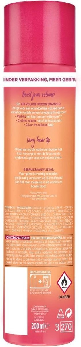 L'Oréal Dream Lengths Dry Shampoo 200 ml - Cap missing