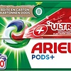 Ariel Waschmittelkapseln, Ultra-Fleckenentferner-Pods+, 20 Stück – Verpackung beschädigt