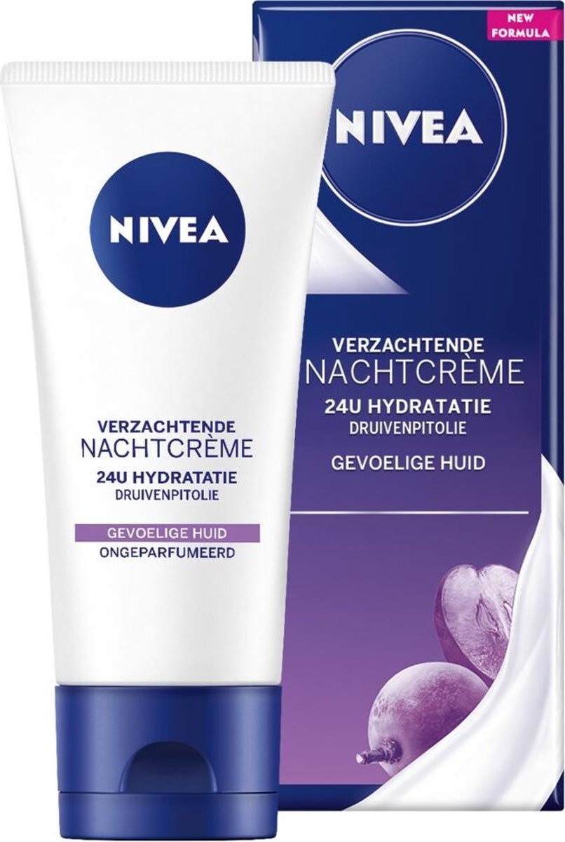 Nivea Essentials Crème de Nuit Sensible 50 ml - Emballage endommagé