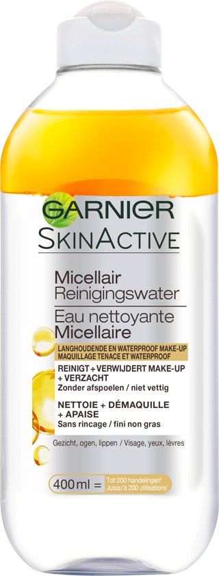 Eau Micellaire dans l'Huile Skin Active - 400 ml - Eau nettoyante - Emballage endommagé
