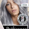 L'Oreal Paris Préférence Vivids 10.112 – Silver Grey Soho – Permanente Haarfarbe – Verpackung beschädigt