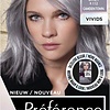 L'Oreal Paris Préférence Vivids 9.112 - Smokey Grey Camden Town - Permanente Haarkleuring - Verpakking beschadigd