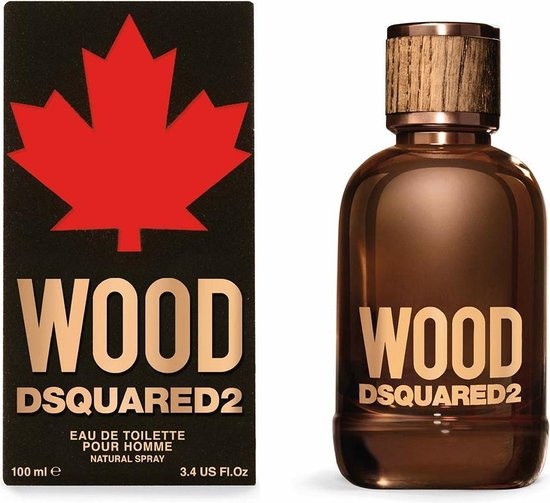 Dsquared Wood pour homme 100 ml -  Eau de Toilette - Herenparfum - Verpakking ontbreekt/beschadigd