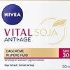 NIVEA VITAL Crème de Jour Protectrice Anti-Âge au Soja SPF30 - 50 ml - Emballage endommagé