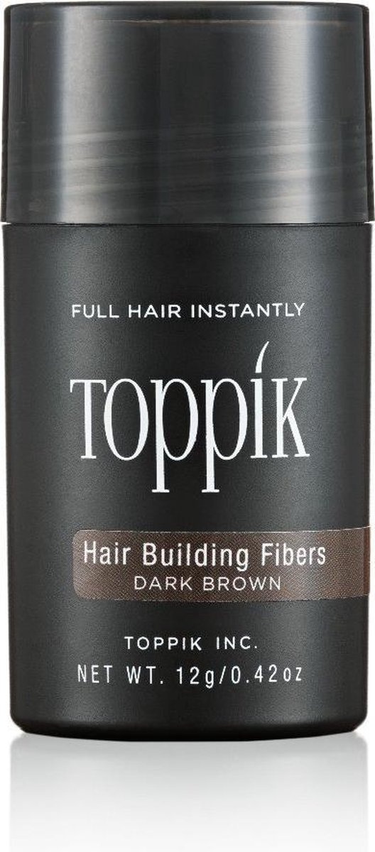 Toppik Hair Building Fibers Donkerbruin - 12 gram