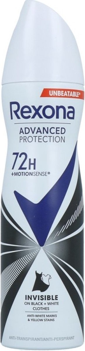 Rexona Advanced Déo Spray Invisible Noir & Blanc 150 ml