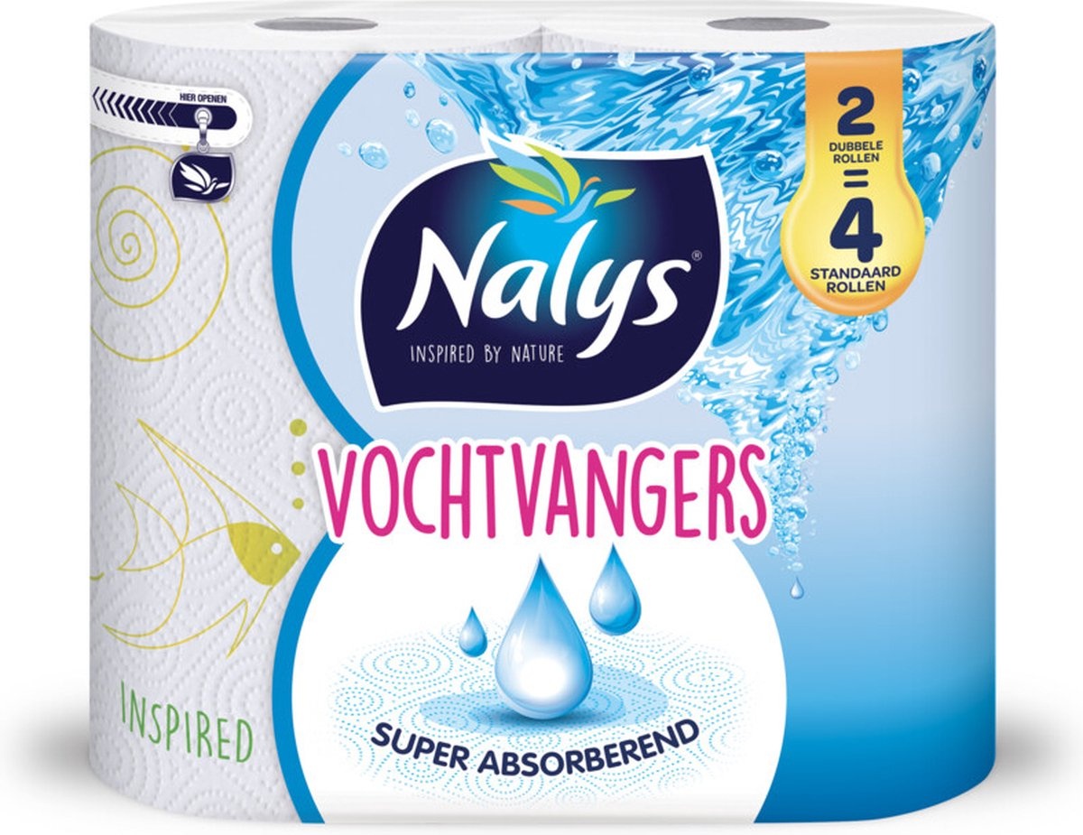 Nalys Küchenpapier-Feuchtigkeitsabsorber 2 Stück