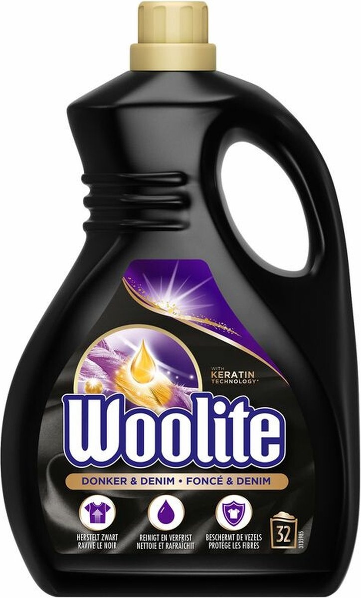 Détergent Woolite noir et foncé - 1,9 litre