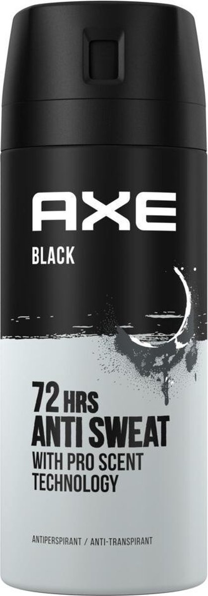 Ax Anti Perspirant Deodorant Spray Black Dry 150 ml