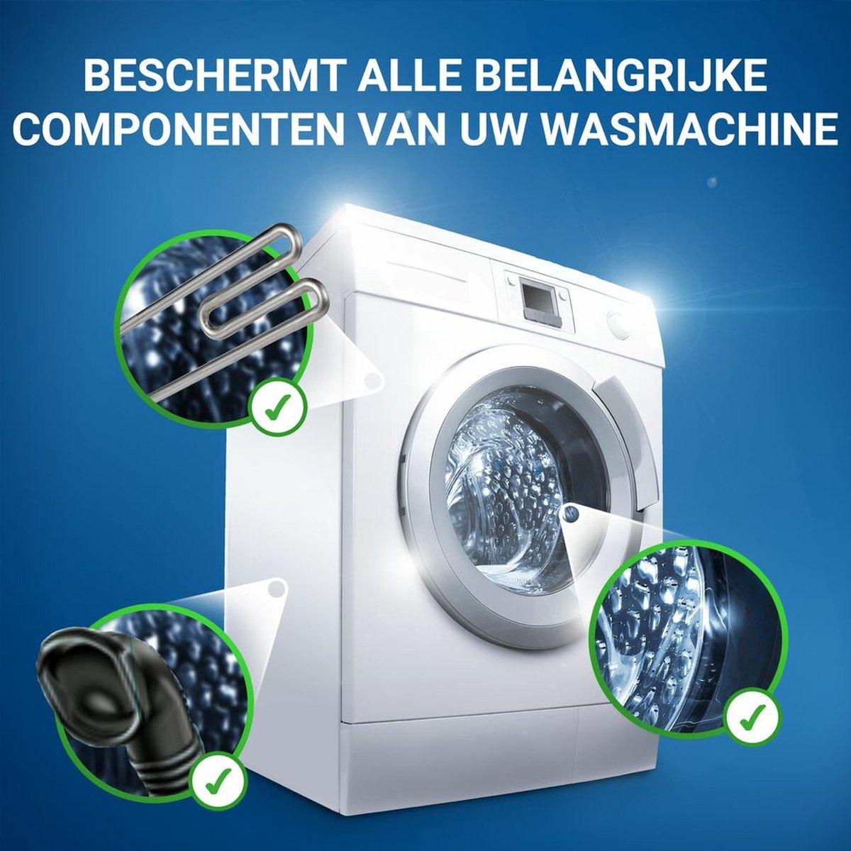 Calgon 3 in 1 Power Gel Wasmachine Reiniger en Anti kalk - 750 ml