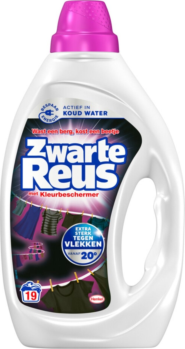 Witte Reus Lessive Liquide Noir Reus 19 Lavages 855 ml