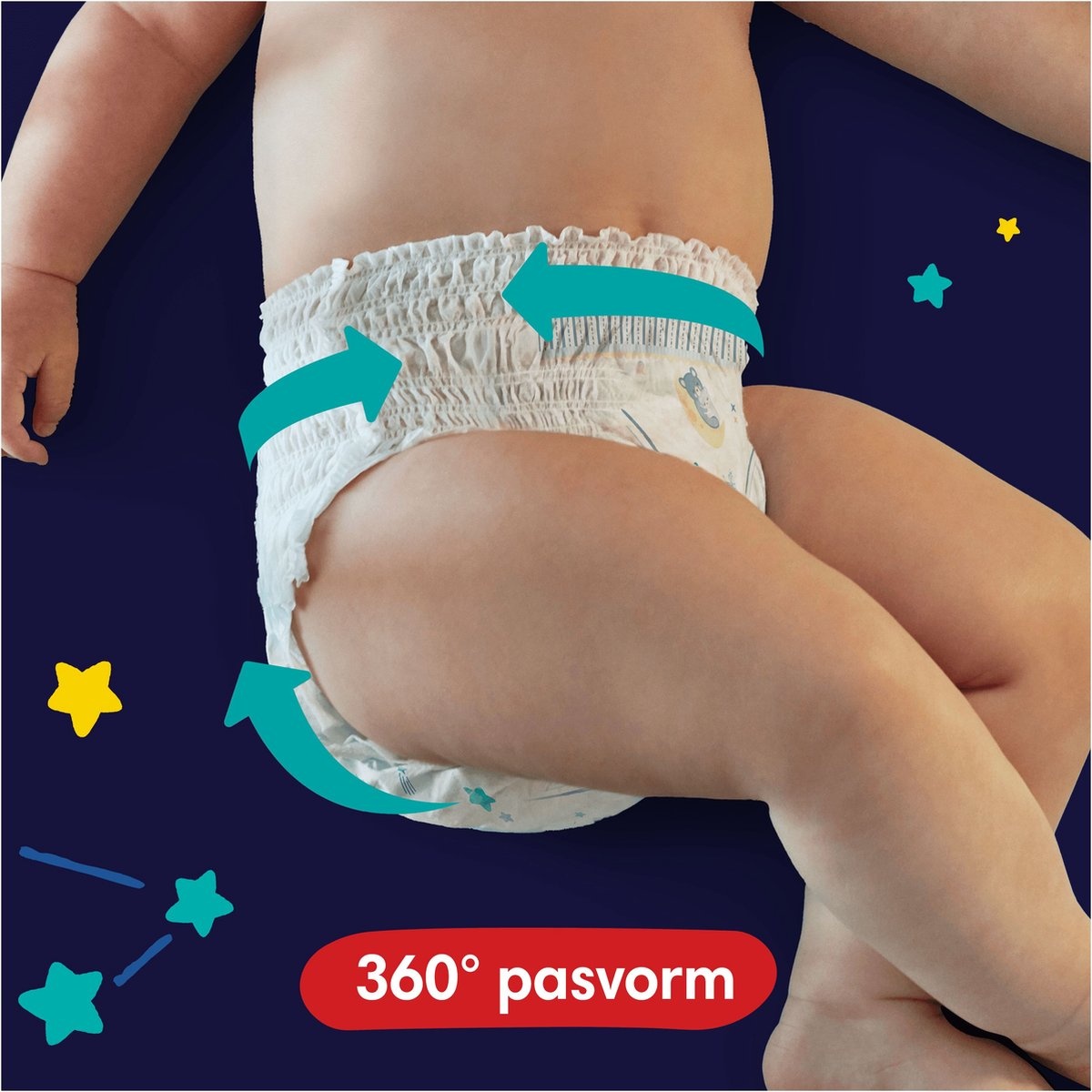 Pampers Baby-Dry Night Pants - Taille 6 (15kg+) - Boîte mensuelle de 138  couches - Emballage endommagé - Onlinevoordeelshop