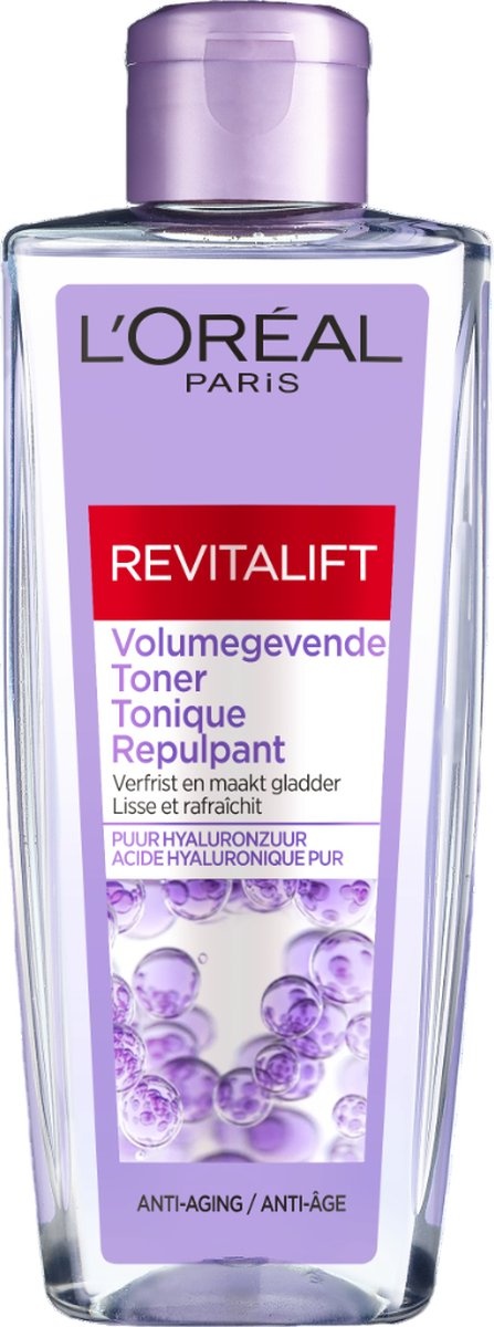 L'Oréal Paris Revitalift Volumizing Toner - Nettoyant Visage à l'Acide Hyaluronique - 200 ml