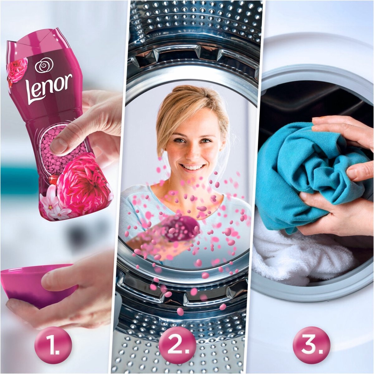 Lenor In-Wash Fragrance Booster Robijn Jasmijn 16 Wäschen 224 gr - Verpackung beschädigt