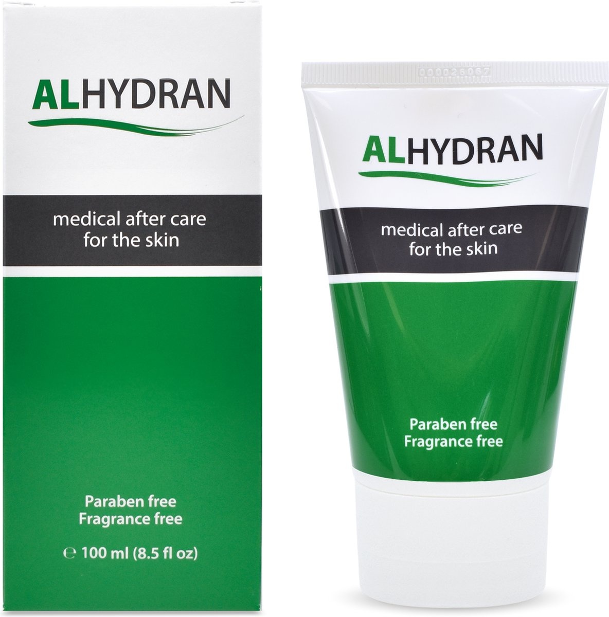 ALHYDRAN 100 ml Moisturizing Cream Burn & Scar Cream Packaging