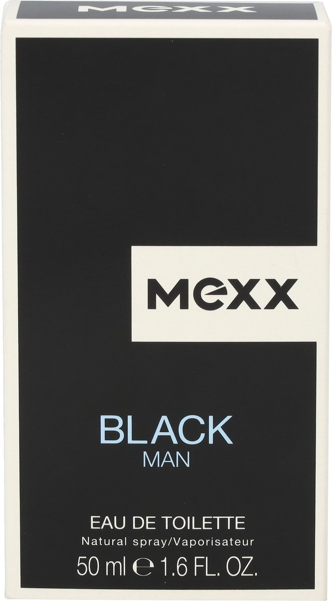 Mexx Black voor mannen 50 ml - eau de toilette herenparfum - Verpakking otbreekt