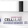 NIVEA CELLular Expert Filler Crème de Jour Anti-Âge - Peau vieillissante - SPF 30 - Avec acide hyaluronique, créatine et acide folique 50 ml - L'emballage est manquant