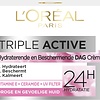 L'Oréal Paris Triple Active Feuchtigkeitsspendende Tagescreme – Trockene und empfindliche Haut 50 ml – Verpackung beschädigt