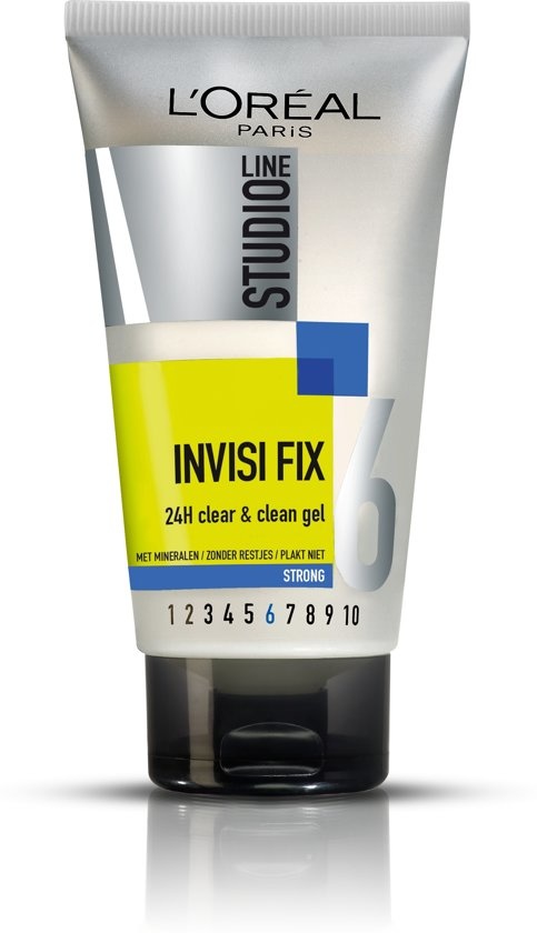 Studio Line Invisi Fix 24H Clear & Clean Gel - 150 ml - Strong - Packaging damaged