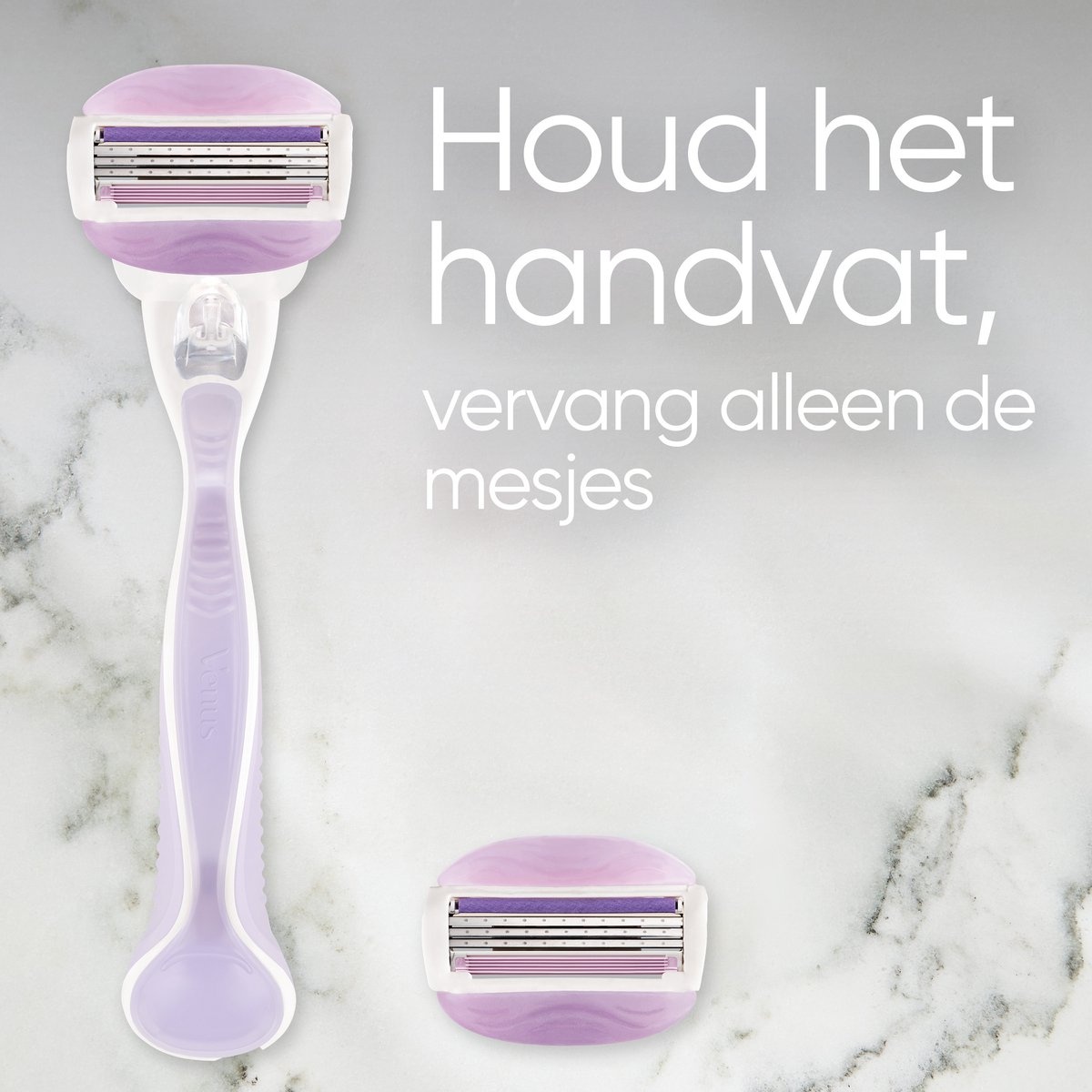 Gillette Venus Comfortglide Breeze - 1 Scheermes - 2 Scheermesjes - Verpakking beschadigd