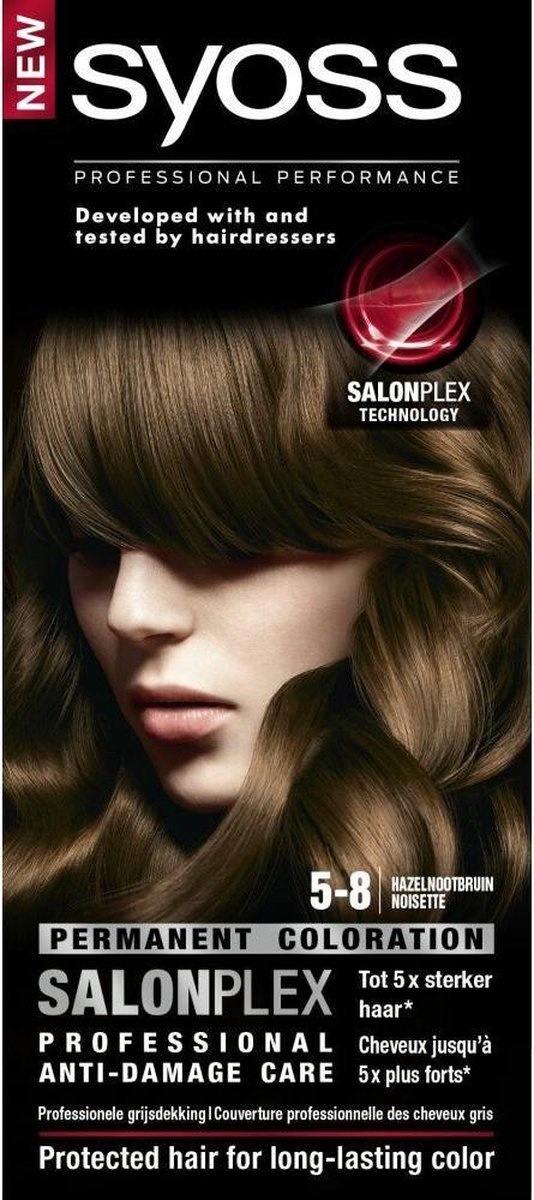 SYOSS Color Baseline Haarfärbemittel 5-8 Haselnussbraun - Verpackung beschädigt