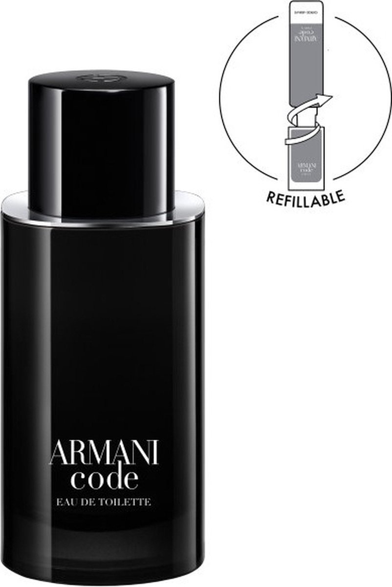 Giorgio Armani Code Homme Nachfüllbares Eau de Toilette Spray 75 ml – Verpackung beschädigt