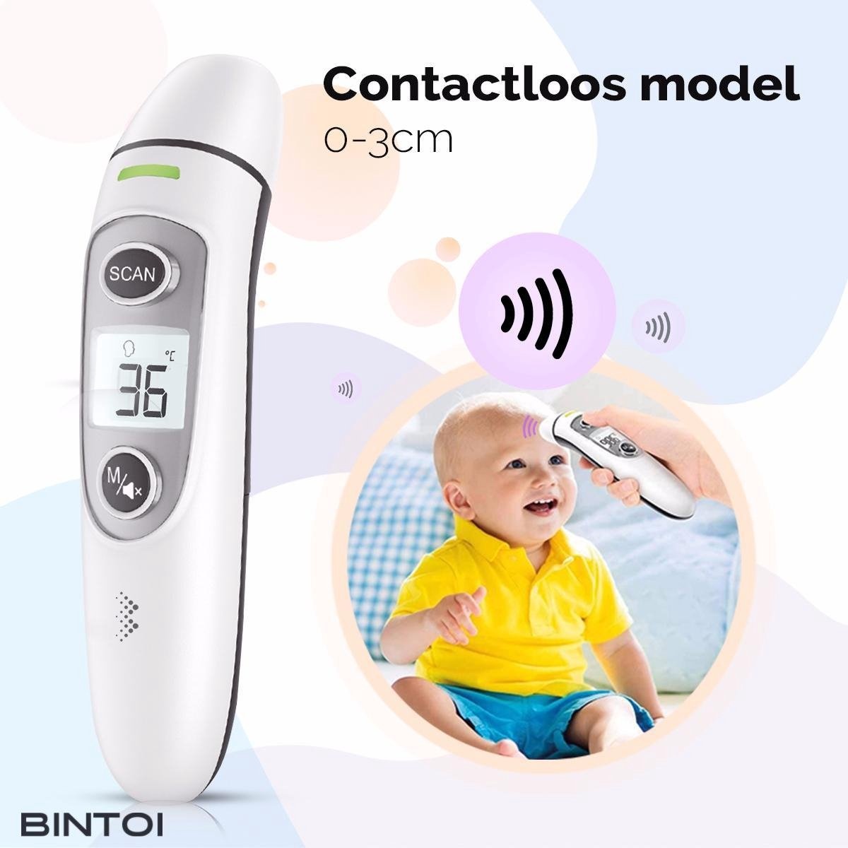 Bintoi® Forehead Thermometer - Packaging damaged