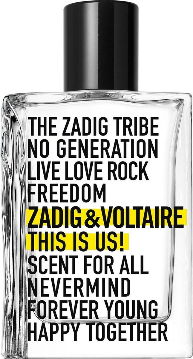 Zadig&Voltaire – Das sind wir! Eau de Toilette Unisex 50 ml – Verpackung beschädigt