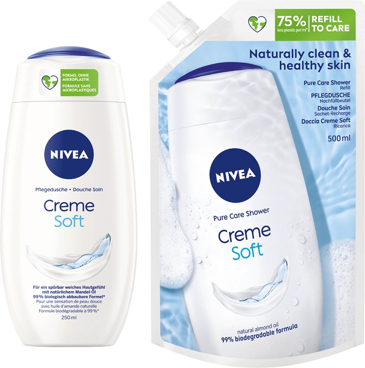 Nivea Duschcreme Soft Nachfüllung 500 ml