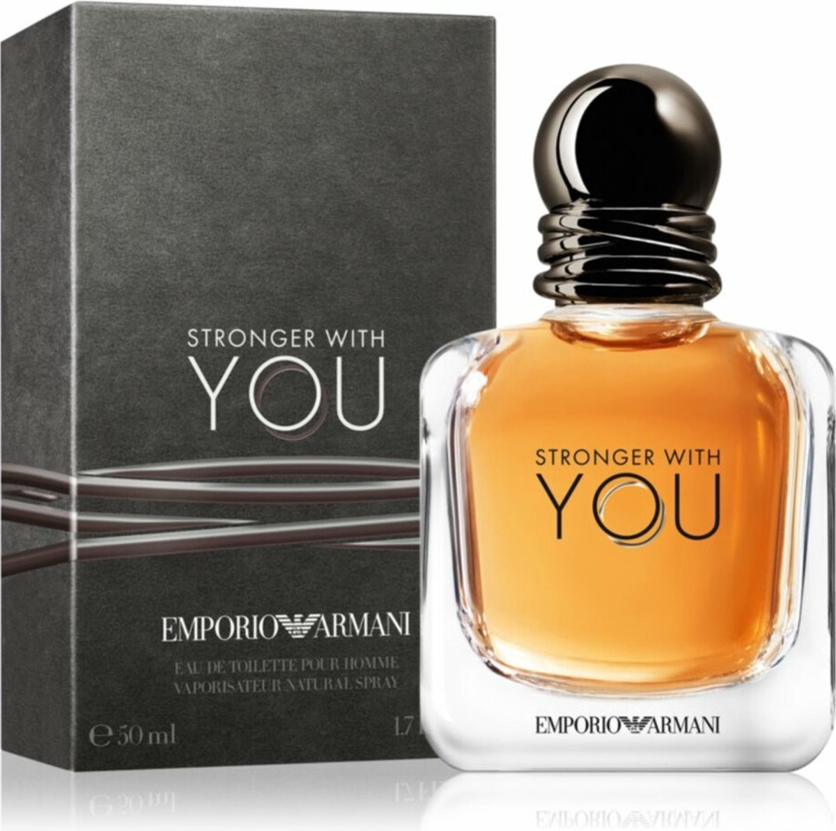 Emporio Armani Stronger With You 50 ml - Eau de Toilette - Herenparfum - Verpakking beschadigd