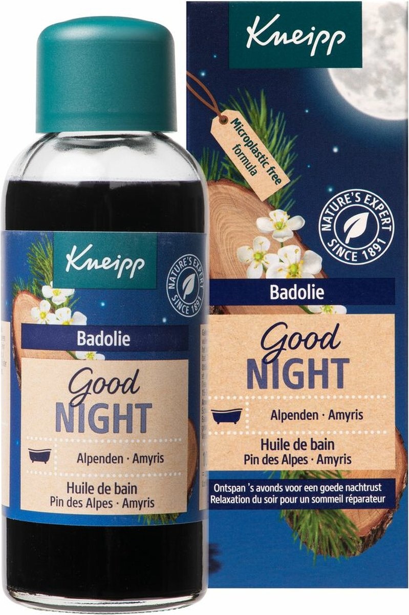 Kneipp Good Night - Huile de bain 100 ml - Emballage endommagé