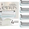 Gillette Venus Satin Care - 4 lames de rasoir - Pour femme - Pour la peau et les poils pubiens - Emballage endommagé