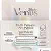 Gillette Venus Satin Care - 4 Razor Blades - For Women - For Skin and Pubic Hair - Packaging damaged