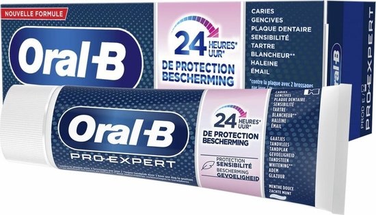 Oral-B Dentifrice Pro-Expert Protection Dents Sensibles - 75 ml - Emballage endommagé