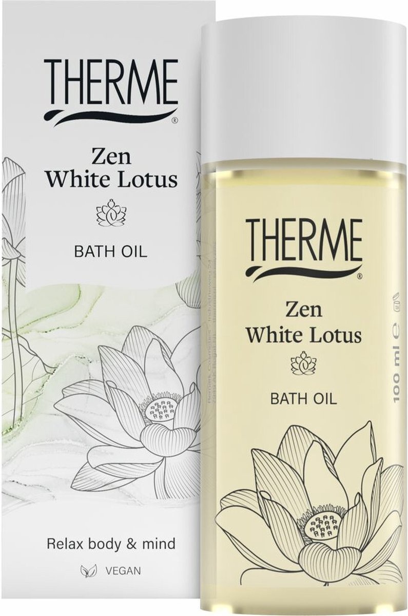 Therme Badeöl Zen Weißer Lotus 100 ml - Verpackung beschädigt