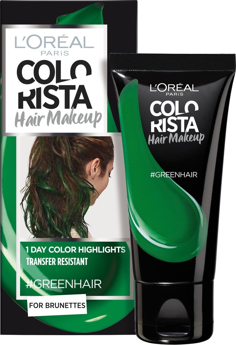 L'Oréal Paris Colorista Hair Makeup - Green - Packaging damaged