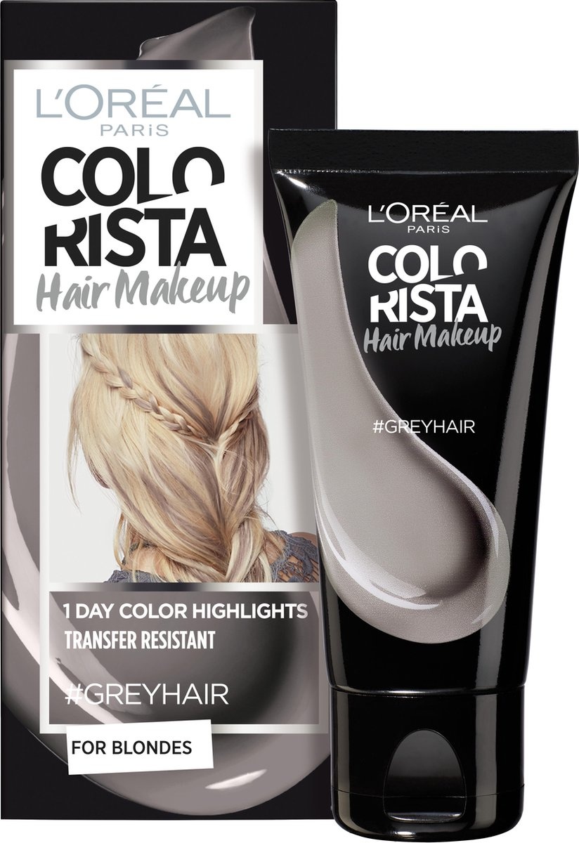 L'Oréal Paris Colorista Hair Makeup – Grau – Verpackung beschädigt