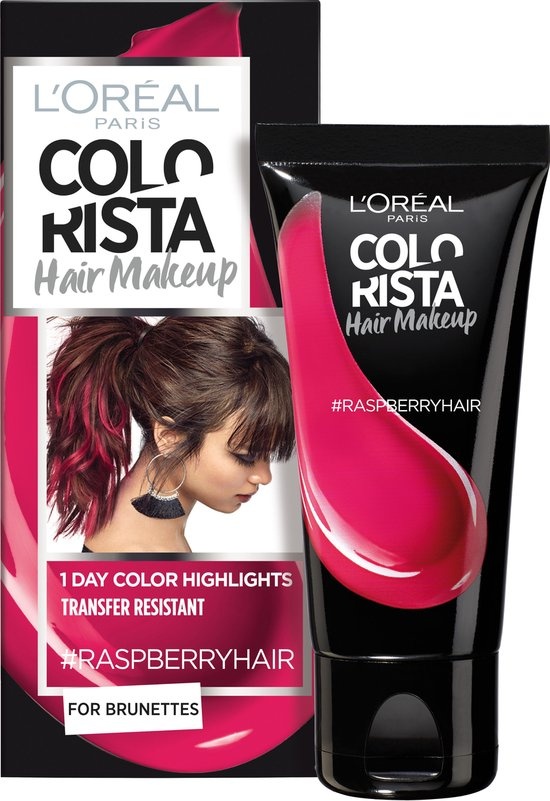 L'Oréal Paris Colorista Hair Makeup - Framboise - Emballage endommagé