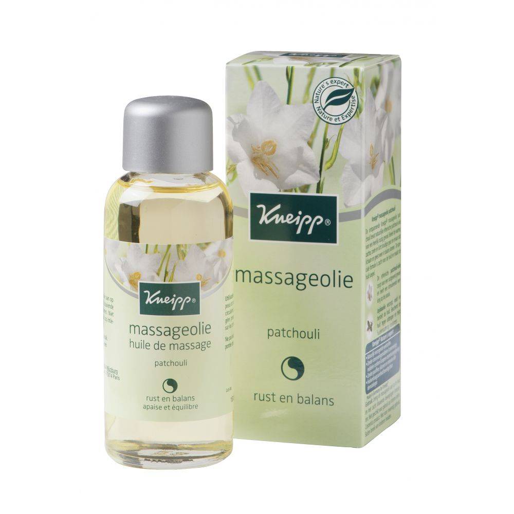 Kneipp Massageolie Patchouli 100 ml - Verpakking beschadigd