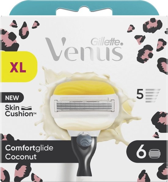 Gillette Venus Comfortglide Coconut - 6 Scheermesjes - Voor Vrouwen