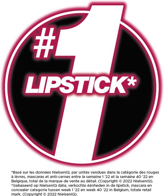 Maybelline New York – SuperStay Vinyl Ink Lippenstift – 100 Charmed – Pink – Langanhaltender Lippenstift
