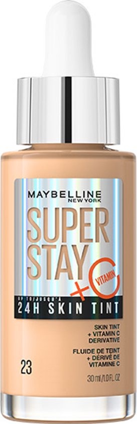 Maybelline New York Superstay 24H Skin Tint Helle, hautähnliche Deckkraft – Grundierung – 23