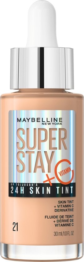 Maybelline New York Superstay 24H Skin Tint Helle, hautähnliche Deckkraft – Grundierung – 23 - Copy